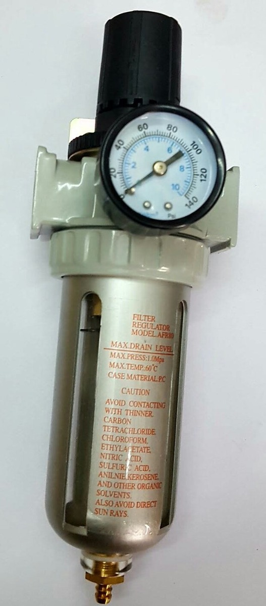2X filter compressor 1/4 inch gauge air regulator X7R9