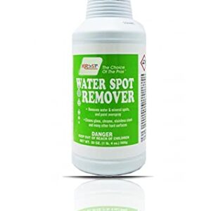 Malco Water Spot Remover from Glass, Steel, Aluminum, Chrome, Porcelain and Mosaic.