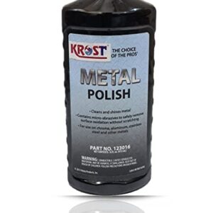 Malco Made in America Metal Polish Crème for Chrome, Brass, Aluminum, Stainless Steel, Copper and Other Metals.