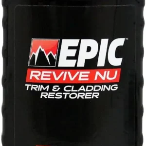 Malco Epic Revive Nu Plastic Trim & Cladding Restorer, Restores Faded and Dried Out Plastic, Vinyl and Rubber Back to Black or Gray Finish