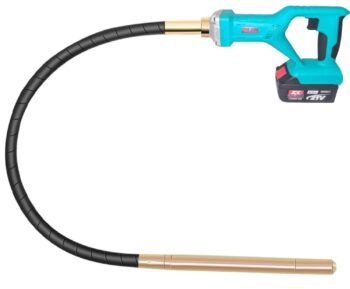 KROST 21V Cordless Extensive 35mm Concrete Mixer Drill, Concrete Vibration Machine with 4.0aH Double Battery + 3mtr