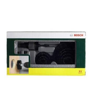 Bosch Industrial 11 pcs Hole Saw Cutter with Free 5pcs Masonary Drill Bit Set by Tools Centre.