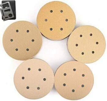 Bosch 6"(150mm) Dia 6Hole Hook & Loop Sanding Paper/Disc For Sander/Polishing Applications With 11 in 1 Pocket Multitool (6"(150mm) x320Grit, 10) - Image 2