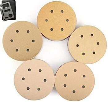 Bosch 6"(150mm) Dia 6Hole Hook & Loop Sanding Paper/Disc For Sander/Polishing Applications With 11 in 1 Pocket Multitool (6"(150mm) x400Grit, 25) - Image 4