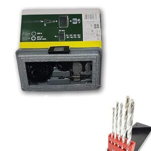Bosch Industrial 11 pcs Hole Saw Cutter with Free 5pcs Masonary Drill Bit Set by Tools Centre.