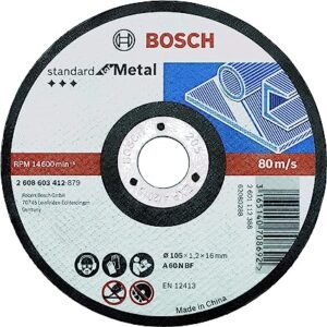 Bosch 2608603412 4 Inch Cut Off Wheels 105 x 1.2 x 16 mm (Pack of 25)