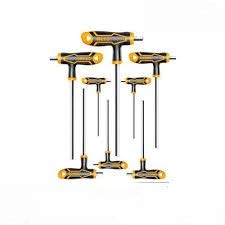 Ingco HHKT80818 8Pcs T-Handle Hex Wrench Set T-Allen Key Set