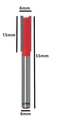 KROST Carbide Wood Working Straight Shank Trimmer Router Bit With updated Carbide. Great for trim shelf edging, veneer or laminates (120-AA)