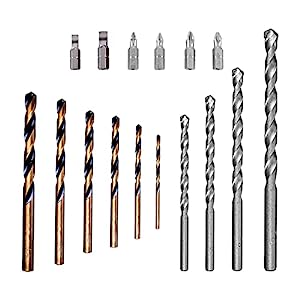 Ingco 16PCS Drill Bits Set & Screwdriver Bits Set (AKSDB9165)