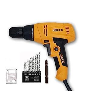 Ingco Imported Electric Drill Screwdriver Machine With Free Drill Set, Screwdriver Bit & Multi Tool.