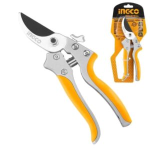 INGCO 8″ Pruning Shear, Professional and Premium, Heat Treatment Blade, Hand Pruners, Garden Clippers