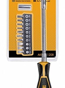 Ingco 12 Pcs Flexible Shaft Screwdriver Set – AKSDFL1208