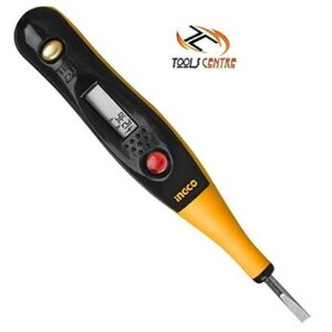 KROST Metal Ingco Digital Tester (Yellow)