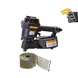 Miles MCN 57 Pneumatic Coil Nailer Machine with Coil Nails (2.3x50mm :900pcs)