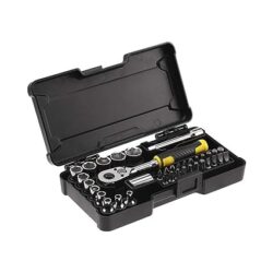 INGCO HKTS12251 Socket Set 25Pcs 1/2″, Tool Kit Tool Kit for Home Use