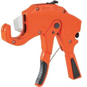 KROST Ratcheting PVC Pipe Cutter , Professional Pipe Cutter , Premium Blade for Smooth Cutting.