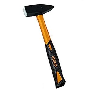 INGCO 1000G Professional/Home Usage Drop Forged Fiber Glass Handle Machinist Hammer