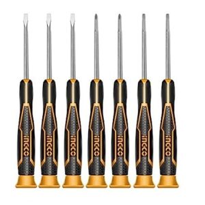 Ingco HKSD0718 7pcs Precision Screwdriver Set,Watch Repair Kit,Laptop,Television Computer Repair Kit