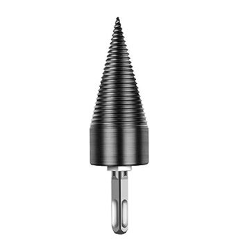 KROST Wood Log Splitter Drill Bits, Firewood Removable Wood Splitter Drill Bits Heavy Duty Drill Screw Cone Driver for SDS Drill Stick, Wood Splitter Drill Bits (32MM)