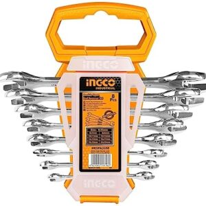 INGCO 8Pcs Double Open END Spanner Set
