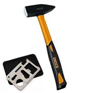 INGCO 200G Professional/Home Usage Drop Forged Fiber Glass Handle Machinist Hammer