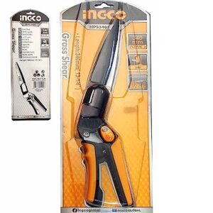 Ingco Heavy Duty Lawn & Grass Shear/Cutter/Trimmer 340 Length: 340 mm (13-1/4″), HPS3401