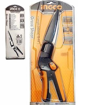 Ingco Heavy Duty Lawn & Grass Shear/Cutter/Trimmer 340 Length: 340 mm (13-1/4"), HPS3401