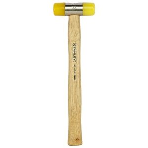 STANLEY 57-054 22mm Soft Face Hammer Mallet (Yellow & Black)