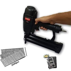 Miles MB 16-64 Pneumatic Brad Nailer With 16 Gauge 50 Mm Brad Nails -2500 Pieces