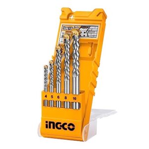 INGCO 5PCS Masonry drill bit set