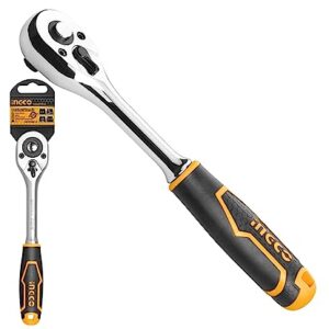 Ingco 1/4″ Ratchet Wrench, Heavy Duty Ratchet Wrench, 158mm | 1/4″ 45T, Quick Release