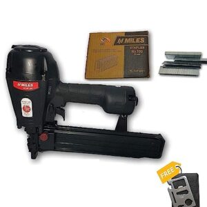 Miles Pneumatic Stapler MS 100-50N with 100 Series Pin – 25mm Length 5040pcs