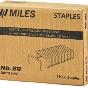Miles 80 Series Staple Pin for Pneumatic/Air 8016Model Stapler (80-6mm(15000 Pin))