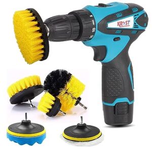 KROST 12V Cordless Polishing Kit, Li-ion Dual Speed Keyless Chuck Drill |Cordless Drill | Drill Driver | Screwdriver with 2 Batteries, LED Torch Variable Speed and Torque Setting (18+1).