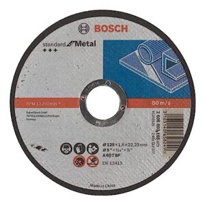 Bosch 2608603300 Grinding Discs, Best for Metal-125mm (Pack of 25)