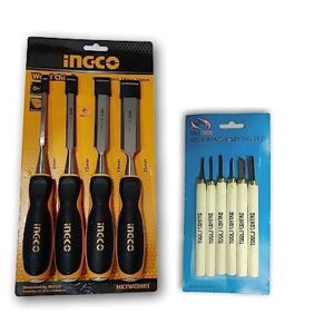 Ingco Wood Working 10 Piece Chisel Set