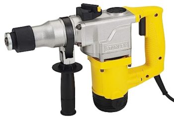 STANLEY STHR272KS 26mm 850-Watt 2 Mode L-Shape SDS-Plus 5Kg Hammer with Kitbox (Yellow and Black)