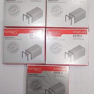 MILES Stapler Pin 23/10-H -(Multicolour, Pack of 5)