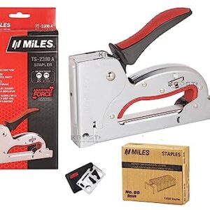 Miles Ts-2380A Staple Gun with No.80-9 mm Pin (8000 Pcs)