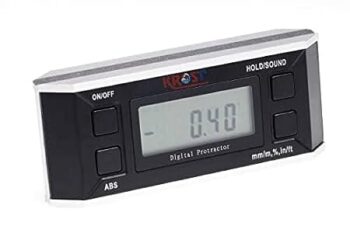 KROST Digital Protractor Level -High precision electric Digital Level and Angle Finder Level measurement. Digital Protractor with Backlight LCD Display 0-360 Degree