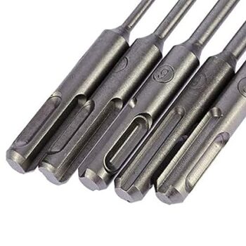 Krost SDS-Shank Hammer/Masonary Drill Bits for Concrete Application with 11 in 1 Pocket MultiTool (25x340x400mm, 2)