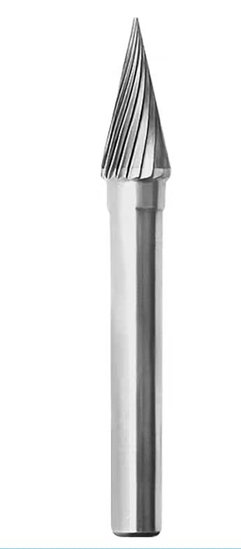 thumbnail image 2 of 4 Pc 1/4" Shank Long Reach Rotary Burr Set - Double Cut Tungsten Carbide, 165mm Total Length 2 of 5