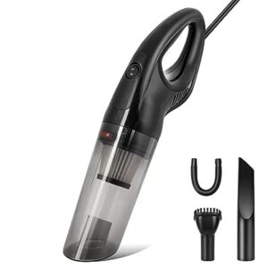 KROST Cordless Handheld Vacuum Cleaner Portable 2000mah Cordless Mini Vacuum Cleaner (Black) 12V – 14V car Lighter Socket Jack
