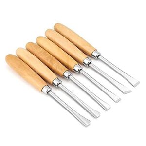 KROST WOOD WORKING CHISEL SETS FOR CARPENTER, (6 Pcs Chisel Set)