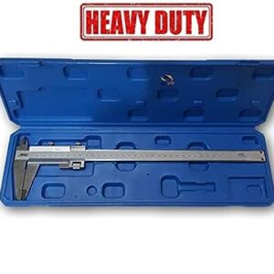 Accu Plus Industrial 8″ (200mm) Vernier Caliper – Made of Hardened Steel.