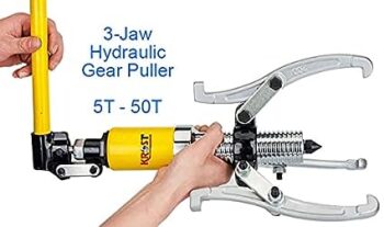 KROST 5 Ton Hydraulic Gear Puller | Bearing Puller | 3 in1 Pumps Oil Tube Drawing Machine