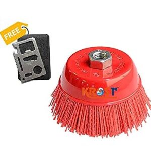 Krost™ 3″ Nylon Cup Brush(75mm) with Free 11 in 1 Multitool.