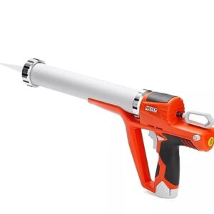 KROST Cordless Caulking Gun 1.5AH 12V Max Handheld Glass Hard Rubber Sealant Gun, Cordless Silicon Gun