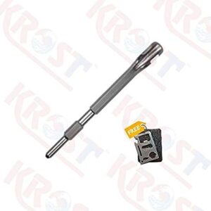 Krost™ Piping Groove Gouge Chisel 25mm x 280mm Gouging Chisel for 5kg Demolition Hammer | Breaker.