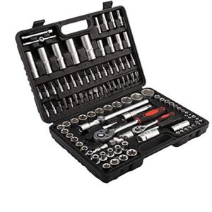 STANLEY 89-101 3/4” Drive 12 Point Metric Socket Set (19-Pieces)